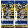 2022 Panini Score Football NFL Cello Fat Pack Set - 80 Trading Cards Total - 40 Cards Per Pack view 1