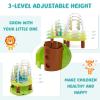 BABY JOY Baby Bouncer Activity Center, 3 in 1 Activity Center & Table | Infant Play Mat, Bouncing Activity Saucer w/Music, 3 Adjustable Height, 360 Seat for Babies 0-24 Months (Green) view 4