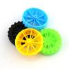 16pcs Toys Car Wheels 35mm Plastic Tire for DIY Model Car Accessories Multicolor view 1