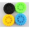 16pcs Toys Car Wheels 35mm Plastic Tire for DIY Model Car Accessories Multicolor view 3