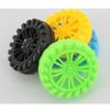 16pcs Toys Car Wheels 35mm Plastic Tire for DIY Model Car Accessories Multicolor view 4
