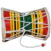 Damru Handmade Musical Drum Lord Shiva Symbol for: Adults and Kids| Wooden Damru for Home, Temple, Multicolor Damru - Gift Item view 1