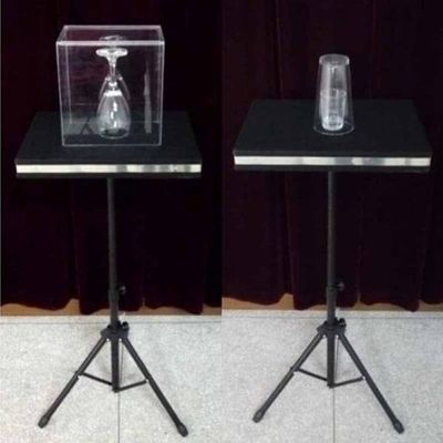 SUMAG Glass Breaking Table with Coin Into Glass Remote Control Two in One Magic Tricks Magician Stage Illusions Mentalism Gimmick Props