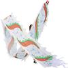 LORGL 3D Colorful Dragon Silk Flowy Spinning & Shaking Poi for Ribbon Toy for Children Kids Beginner view 1
