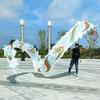 LORGL 3D Colorful Dragon Silk Flowy Spinning & Shaking Poi for Ribbon Toy for Children Kids Beginner view 2