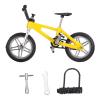LIOOBO Miniature Mini Toy Finger Mini Bicycle Sturdy Stylish for Indoor Sports Relaxation view 1