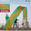 LORGL Shaking Poi Fitness Dragon Dance Ribbon Streamer with Dragon Head Silk Flowy Shaking Flinging Chinese Dragon Dance Ribbon Streamers view 3