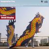 LORGL Shaking Poi Fitness Dragon Dance Ribbon Streamer with Dragon Head Silk Flowy Shaking Flinging Chinese Dragon Dance Ribbon Streamers view 2