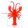 Totority Mini Red Lobster Toy 12-Pack Realistic Rubber Lobster Models for Party Decorations Educational Supplies and Festive Decor view 3