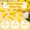 HyDren 50 Pcs Mini Banana Stress Toys Foam Bananas Party Favor Stress Relief Fidget Toy Ball with Storage Bag for Adults Anxiety Relief School Carnival Reward Party Supplies view 2