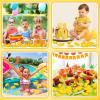 HyDren 50 Pcs Mini Banana Stress Toys Foam Bananas Party Favor Stress Relief Fidget Toy Ball with Storage Bag for Adults Anxiety Relief School Carnival Reward Party Supplies view 4