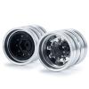 MOHERO 4PCS Metal Rear Wheel Hub Rims for 1/14 RC Tamiya Tractor Climbing Trailer Truck RC Car view 4