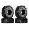 INJORA 1.0 Tires - S5 Rock Terrain Crawler Tires for TRX4M SCX24 AX24 FCX24 Upgrade Parts,64 * 24mm,T1011 view 1