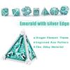 AUSTOR 7-Die Metal DND Dice Set Dungeons and Dragons Polyhedral Roll Playing Dice with Box D20 D12 D10 D% D8 D6 D4 for Pathfinder MTG RPG Board Games view 3