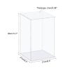 MECCANIXITY Acrylic Display Case Box Clear Dustproof Protection Showcase 8.3x8.3x14.1 Inch for Collectibles Display view 2
