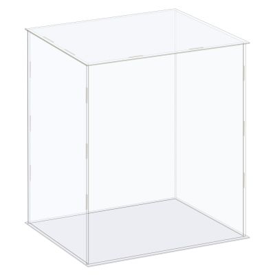 MECCANIXITY Acrylic Display Case Box Clear Dustproof Protection Showcase 10x8.3x12.2 Inch for Collectibles Display