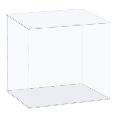 MECCANIXITY Acrylic Display Case Box Clear Dustproof Protection Showcase 16.1x10x14.1 Inch for Collectibles Display