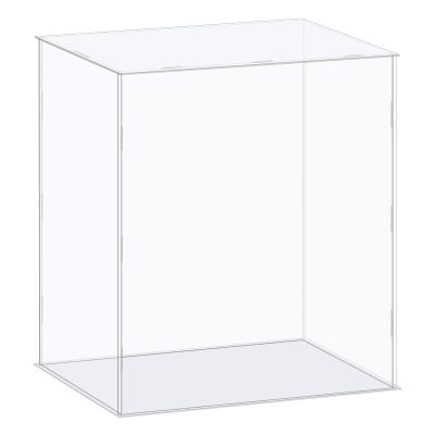 MECCANIXITY Acrylic Display Case Box Clear Dustproof Protection Showcase 14.1x6.3x12.2 Inch for Collectibles Display