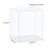 MECCANIXITY Acrylic Display Case Box Clear Dustproof Protection Showcase 14.1x6.3x12.2 Inch for Collectibles Display view 2
