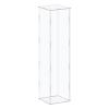 MECCANIXITY Acrylic Display Case Box Clear Dustproof Protection Showcase 4.3x4.3x16.1 Inch for Collectibles Display view 1