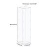 MECCANIXITY Acrylic Display Case Box Clear Dustproof Protection Showcase 4.3x4.3x16.1 Inch for Collectibles Display view 2