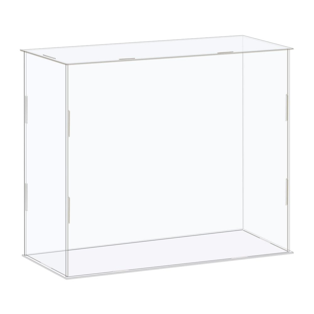 MECCANIXITY Acrylic Display Case Box Clear Dustproof Protection Showcase 12.2x4.3x10 Inch for Collectibles Display