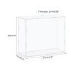 MECCANIXITY Acrylic Display Case Box Clear Dustproof Protection Showcase 12.2x4.3x10 Inch for Collectibles Display view 2