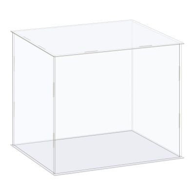 MECCANIXITY Acrylic Display Case Box Clear Dustproof Protection Showcase 12.2x8.3x10 Inch for Collectibles Display