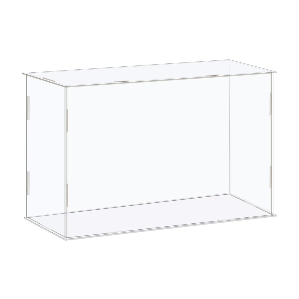 MECCANIXITY Acrylic Display Case Box Clear Dustproof Protection Showcase 12.2x4.3x8.3 Inch for Collectibles Display