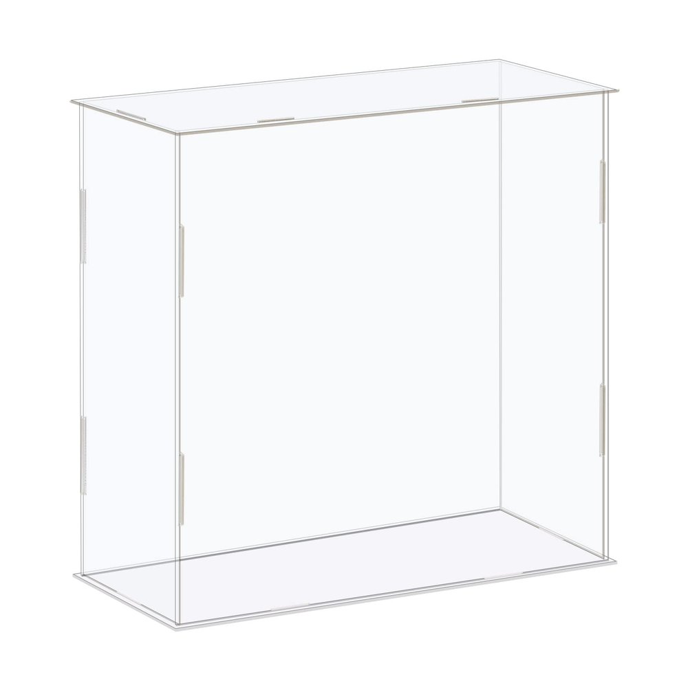 MECCANIXITY Acrylic Display Case Box Clear Dustproof Protection Showcase 10x4.3x10 Inch for Collectibles Display