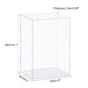 MECCANIXITY Acrylic Display Case Box Clear Dustproof Protection Showcase 10x6.3x14.1 Inch for Collectibles Display view 2