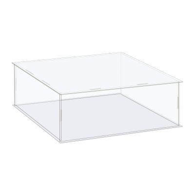 MECCANIXITY Acrylic Display Case Box Clear Dustproof Protection Showcase 10x10x4 Inch for Collectibles Display