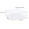 MECCANIXITY Acrylic Display Case Box Clear Dustproof Protection Showcase 10x10x4 Inch for Collectibles Display view 2