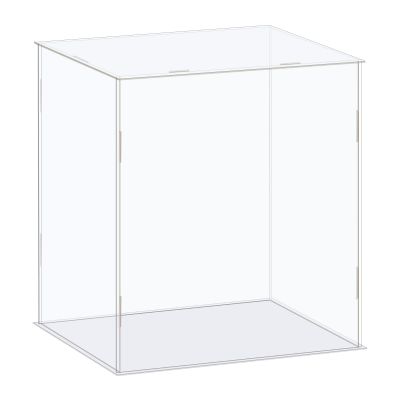 MECCANIXITY Acrylic Display Case Box Clear Dustproof Protection Showcase 10x6.3x10 Inch for Collectibles Display