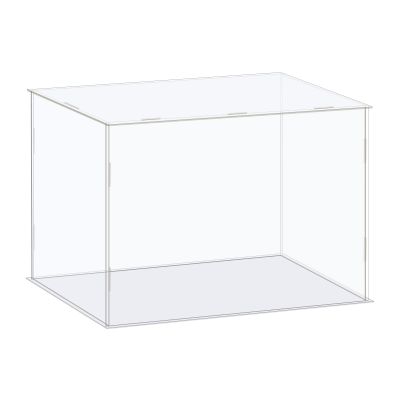MECCANIXITY Acrylic Display Case Box Clear Dustproof Protection Showcase 12.2x6.3x6.3 Inch for Collectibles Display