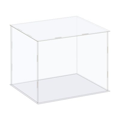 MECCANIXITY Acrylic Display Case Box Clear Dustproof Protection Showcase 10x8.3x8.3 Inch for Collectibles Display