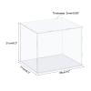 MECCANIXITY Acrylic Display Case Box Clear Dustproof Protection Showcase 10x8.3x8.3 Inch for Collectibles Display view 2