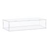 MECCANIXITY Acrylic Display Case Box Clear Dustproof Protection Showcase 14.1x4.3x4.3 Inch for Collectibles Display view 1