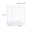 MECCANIXITY Acrylic Display Case Box Clear Dustproof Protection Showcase 14.1x14.1x16.1 Inch for Collectibles Display view 2