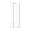 MECCANIXITY Acrylic Display Case Box Clear Dustproof Protection Showcase 4.3x4.3x14.1 Inch for Collectibles Display view 1