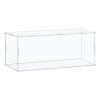 MECCANIXITY Acrylic Display Case Box Clear Dustproof Protection Showcase 14.1x4.3x6.3 Inch for Collectibles Display view 1