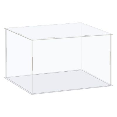 MECCANIXITY Acrylic Display Case Box Clear Dustproof Protection Showcase 10x6.3x4.3 Inch for Collectibles Display