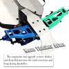 RCMYou Upgrades Part for 1/10 Rustler 4x4 VXL/Rustler 4x4,Alloy Suspension Arm,Caster Block,Steering Blocks,Rear Stub Axle Carriers,Steering Bellcranks,Shock Tower,Blue (More Durable Arm) view 3