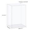 MECCANIXITY Acrylic Display Case Box Clear Dustproof Protection Showcase 14.1x6.3x16.1 Inch for Collectibles Display view 2