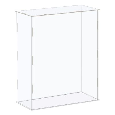 MECCANIXITY Acrylic Display Case Box Clear Dustproof Protection Showcase 10x4.3x12.2 Inch for Collectibles Display