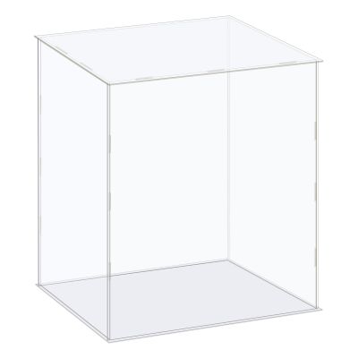 MECCANIXITY Acrylic Display Case Box Clear Dustproof Protection Showcase 12.2x10x14.1 Inch for Collectibles Display