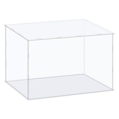 MECCANIXITY Acrylic Display Case Box Clear Dustproof Protection Showcase 16.1x10x10 Inch for Collectibles Display