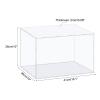 MECCANIXITY Acrylic Display Case Box Clear Dustproof Protection Showcase 16.1x10x10 Inch for Collectibles Display view 2