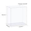 MECCANIXITY Acrylic Display Case Box Clear Dustproof Protection Showcase 16.1x6.3x14.1 Inch for Collectibles Display view 2