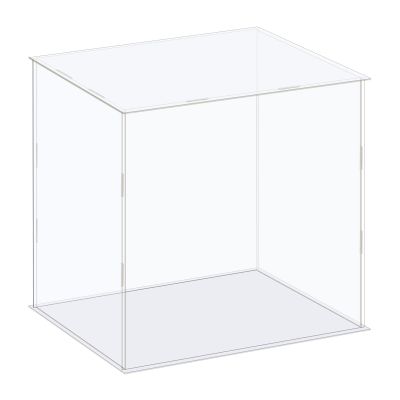 MECCANIXITY Acrylic Display Case Box Clear Dustproof Protection Showcase 10x8.3x10 Inch for Collectibles Display